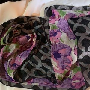 Coach reversible scarf